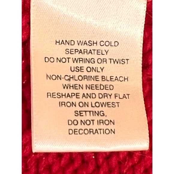 St johns Bay Chunky Red Cardigan Medium - Picture 13 of 13